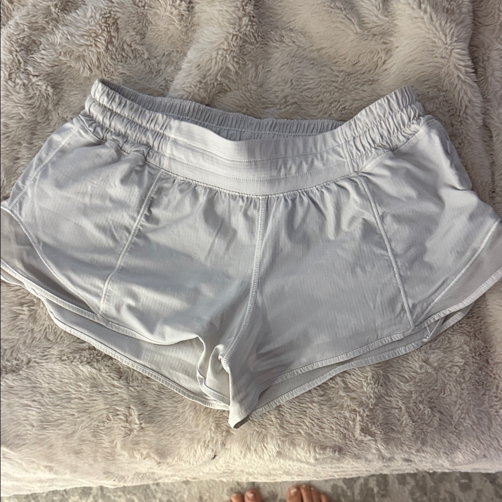 Women's White Athletic Shorts